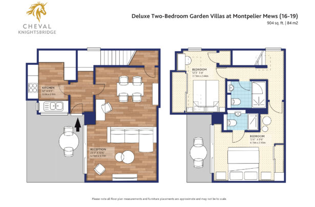 Cheval Knightsbridge Deluxe Two-Bedroom Garden Villa (in Montpelier Mews)